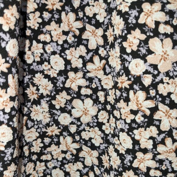 Monteau Los Angeles | Button Down Pockets Floral Sleeveless Midi Dress | Size: L - Picture 8 of 10